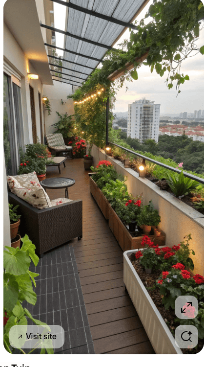 Modern balcony makeover